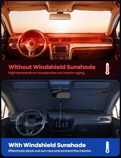 Universal Car Sun Shade Windshield Cover Umbrella