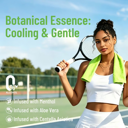 5-Pack Cooling Towels & XL Menthol Wipes — Instant Heat Relief